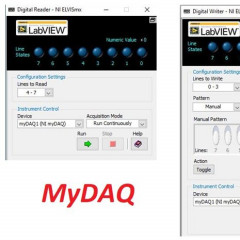 MyDAQ Digital Writer és Digital Reader használata