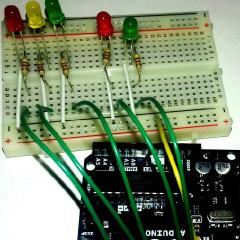 Arduino - közlekedési jelzőlámpa
