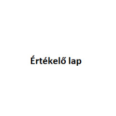 Értékelőlap